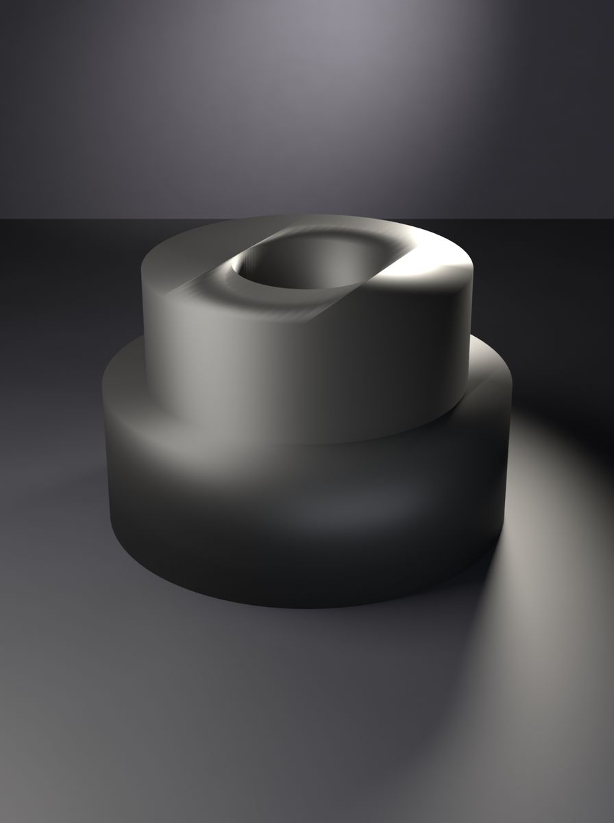 Kademeli Adaptör (70 mm Dış, 55 mm Kademe, 25 mm İç Çap, 45 mm Yükseklik)