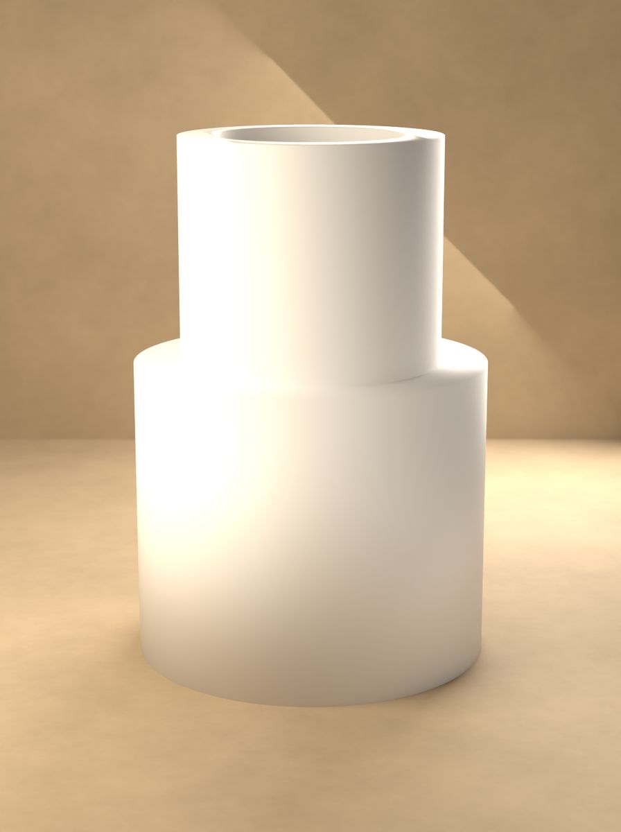 Kademeli Adaptör (95 mm Dış, 70 mm Kademe, 40 / 50 mm İç Çap, 140 mm Yükseklik) görsel 3