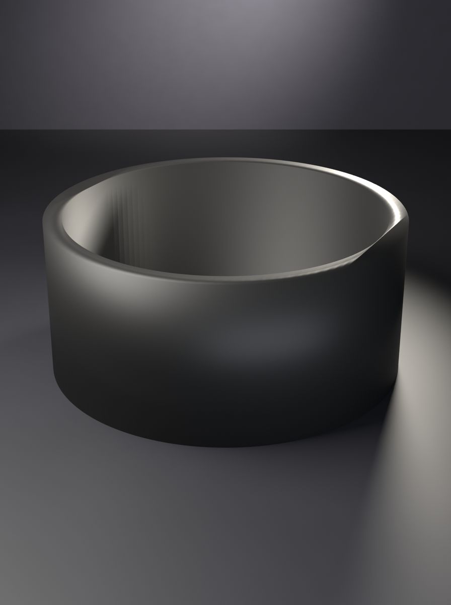 Kalın Üstlü Kapak (80 mm İç Çap, 90 mm Dış Çap, 40 mm Yükseklik)
