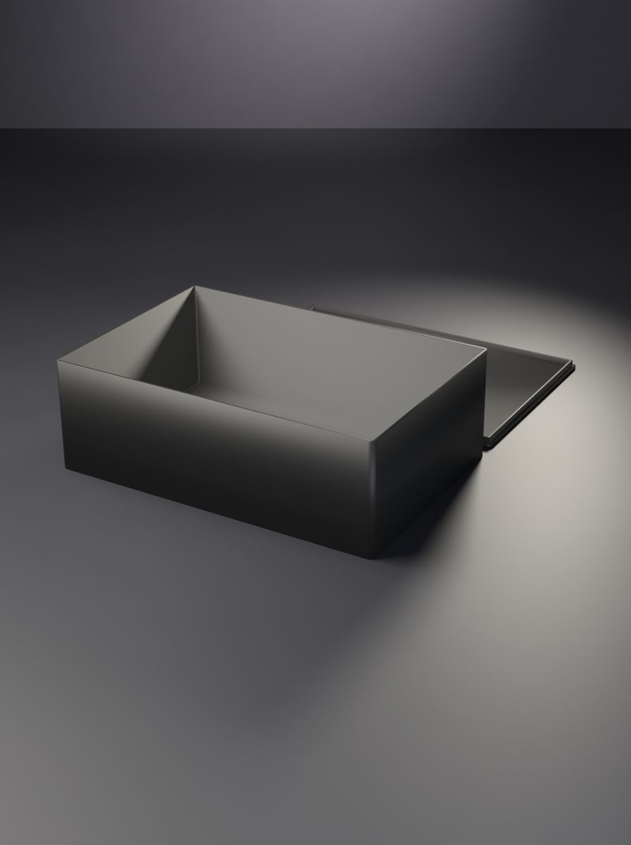 Kapaklı Büyük Kutu (180 × 120 × 60 mm, Tek Bölmeli)