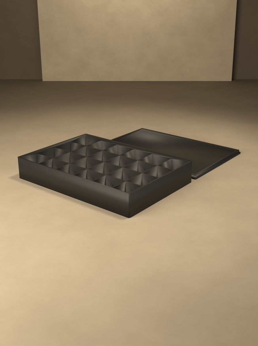 Kapaklı Organizer Kutu (110 × 160 × 25 mm, 4 × 6 Gözlü) görsel 4