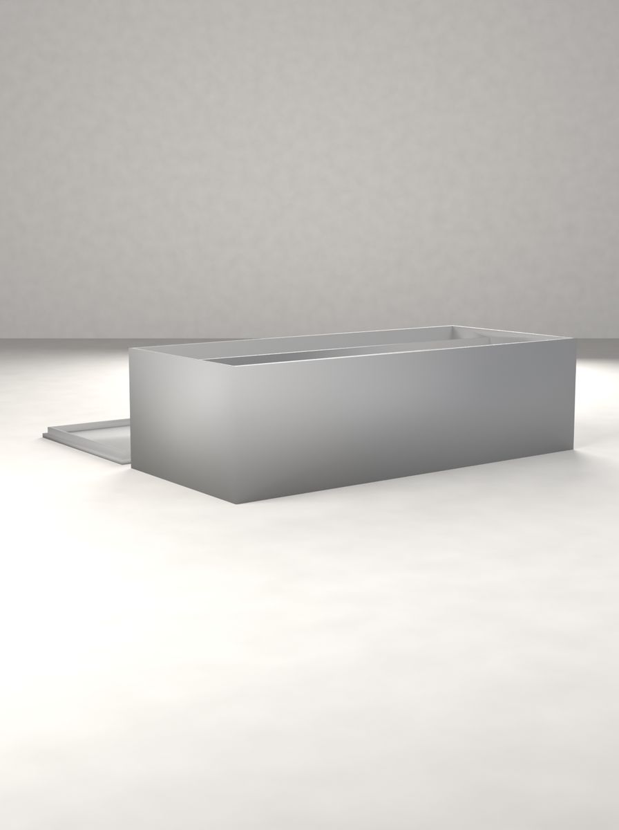 Kapaklı Organizer Kutu (180 × 80 × 50 mm, 1 × 3 Gözlü) görsel 2