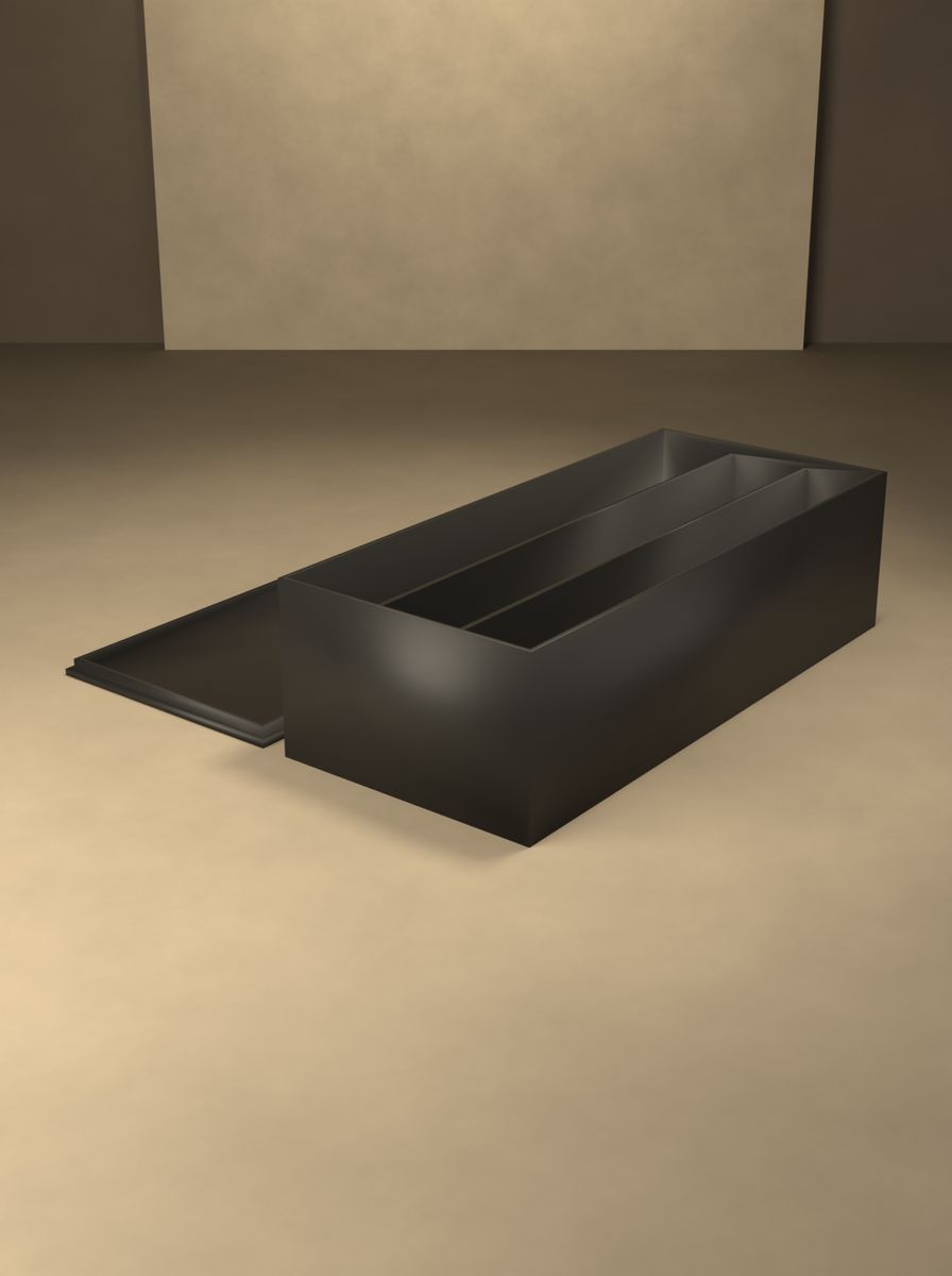 Kapaklı Organizer Kutu (180 × 80 × 50 mm, 1 × 3 Gözlü) görsel 4