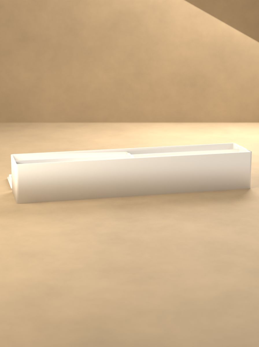 Kapaklı Organizer Kutu (250 × 50 × 40 mm, 2 × 3 Gözlü) görsel 3
