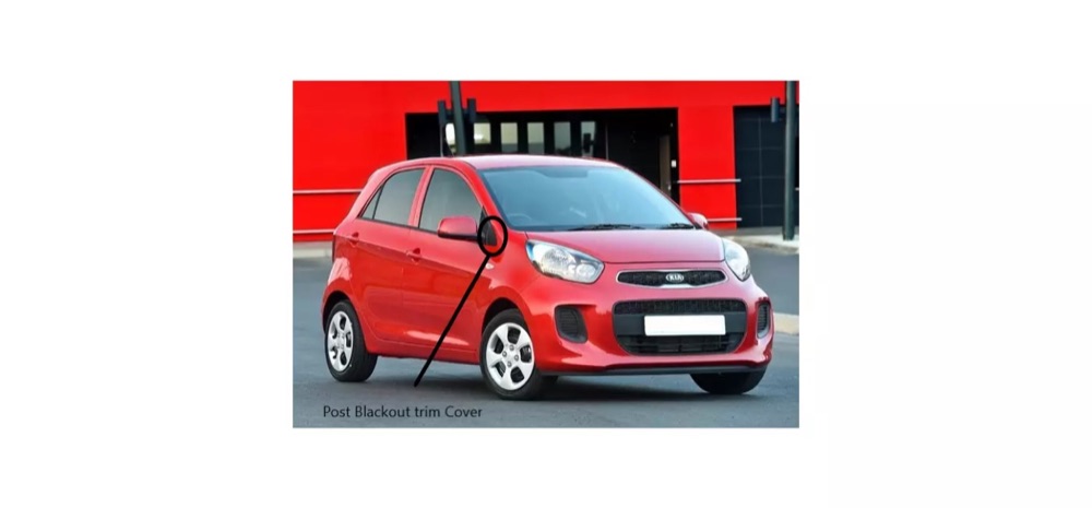 Kia Picanto Kapı Direği Siyah Kaplama Parçası