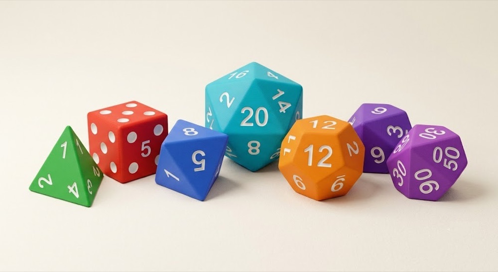 Kişiye Özel Oyun Zarı (RPG · D&D · d4–d60) görsel 3