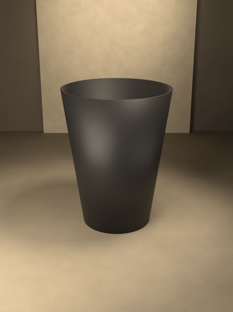Konik Saksı (100 mm Üst Çap, 65 mm Alt Çap, 130 mm Yükseklik, Drenaj Delikli) görsel 4