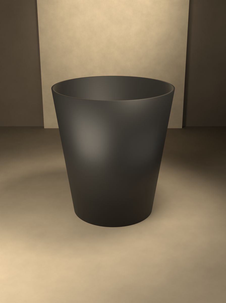 Konik Saksı (100 mm Üst Çap, 70 mm Alt Çap, 110 mm Yükseklik, Drenaj Delikli) görsel 4