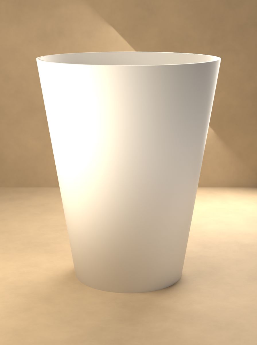 Konik Saksı (105 mm Üst Çap, 65 mm Alt Çap, 130 mm Yükseklik, Drenaj Delikli) görsel 3