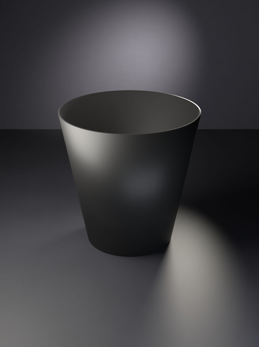 Konik Saksı (110 mm Üst Çap, 70 mm Alt Çap, 110 mm Yükseklik, Drenaj Delikli)