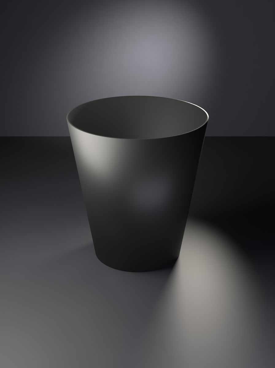 Konik Saksı (115 mm Üst Çap, 75 mm Alt Çap, 125 mm Yükseklik, Drenaj Delikli)