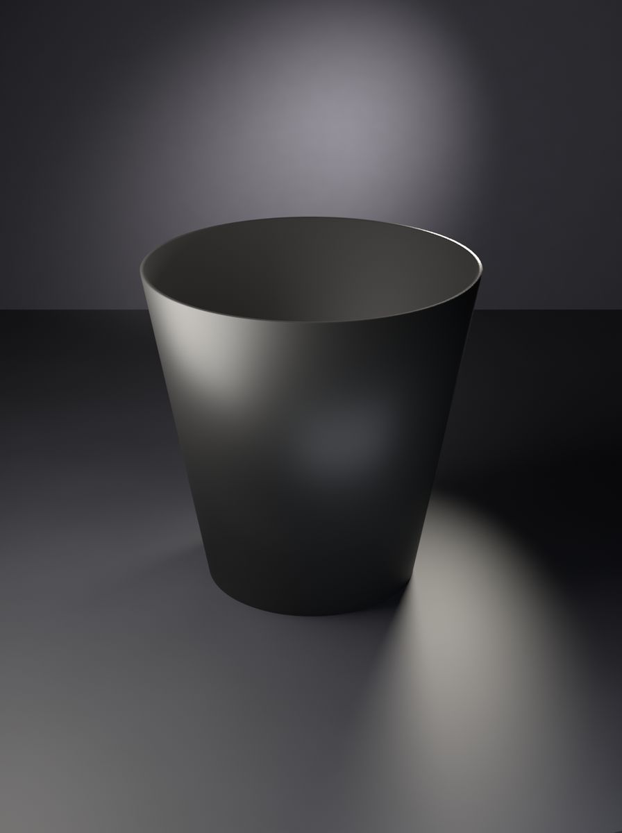 Konik Saksı (130 mm Üst Çap, 85 mm Alt Çap, 130 mm Yükseklik, Drenaj Delikli)