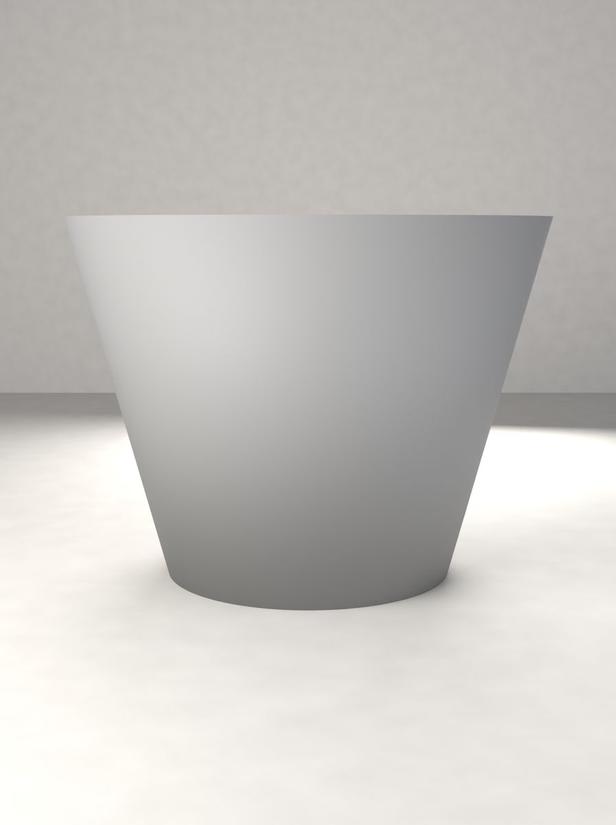Konik Saksı (200 mm Üst, 120 mm Taban, 150 mm Yükseklik, Drenaj Delikli) görsel 2