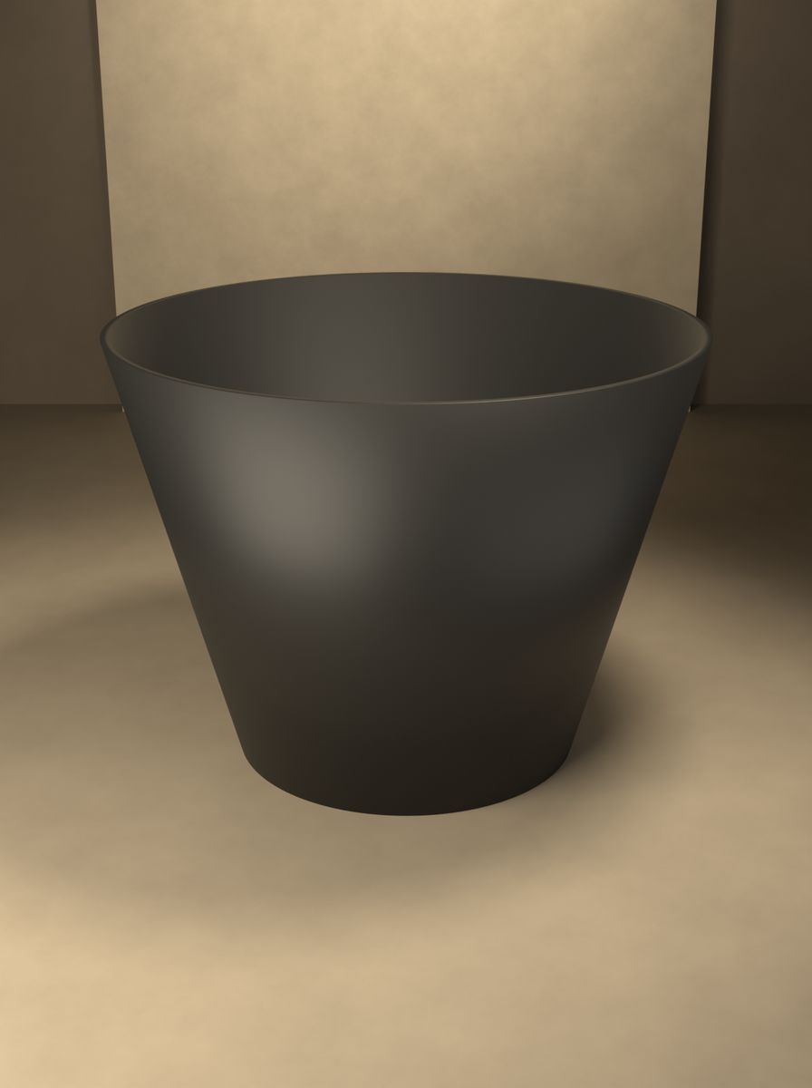 Konik Saksı (200 mm Üst, 120 mm Taban, 150 mm Yükseklik, Drenaj Delikli) görsel 4