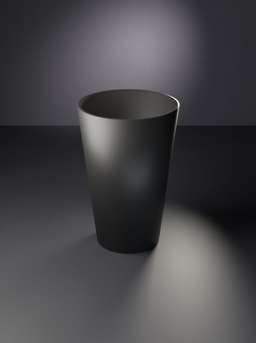Konik Saksı (60 mm Üst Çap, 40 mm Alt Çap, 90 mm Yükseklik, Drenaj Delikli)