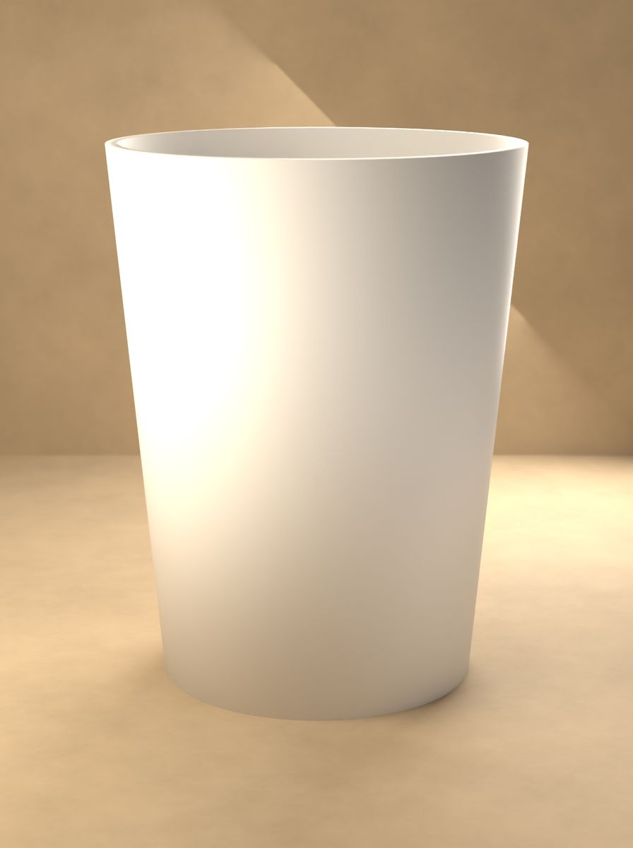Konik Saksı (65 mm Üst Çap, 50 mm Alt Çap, 85 mm Yükseklik, Drenaj Delikli) görsel 3