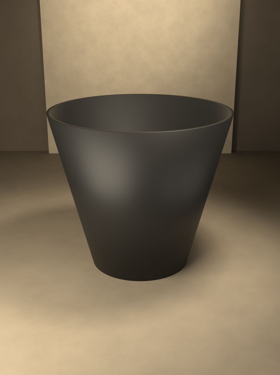 Konik Saksı (90 mm Üst Çap, 50 mm Alt Çap, 80 mm Yükseklik, Drenaj Delikli) görsel 4