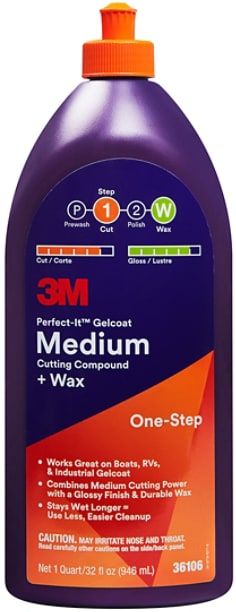 3M Perfect-It Gelcoat Kesici Pasta + Wax 1/2 LT