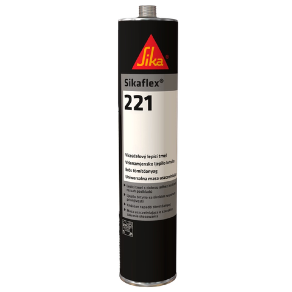 Sikaflex 221 Çok Amaçlı Yapıştırıcı/Sızdırmazlık Macunu 300 ml Kartuş - Gri
