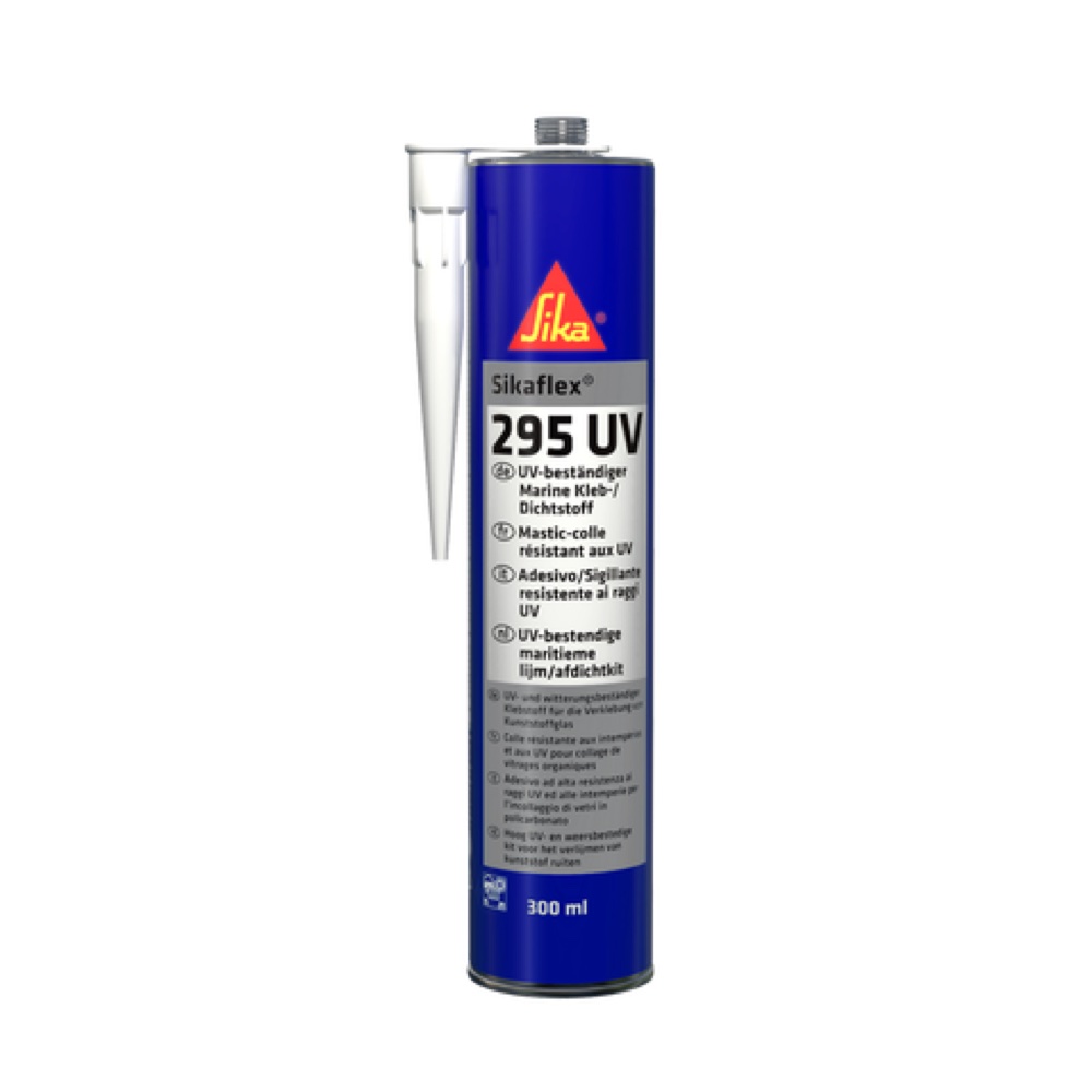 Sikaflex 295i UV Dayanımlı Cam/Pleksi Yapıştırıcısı 300 ml Kartuş - Siyah