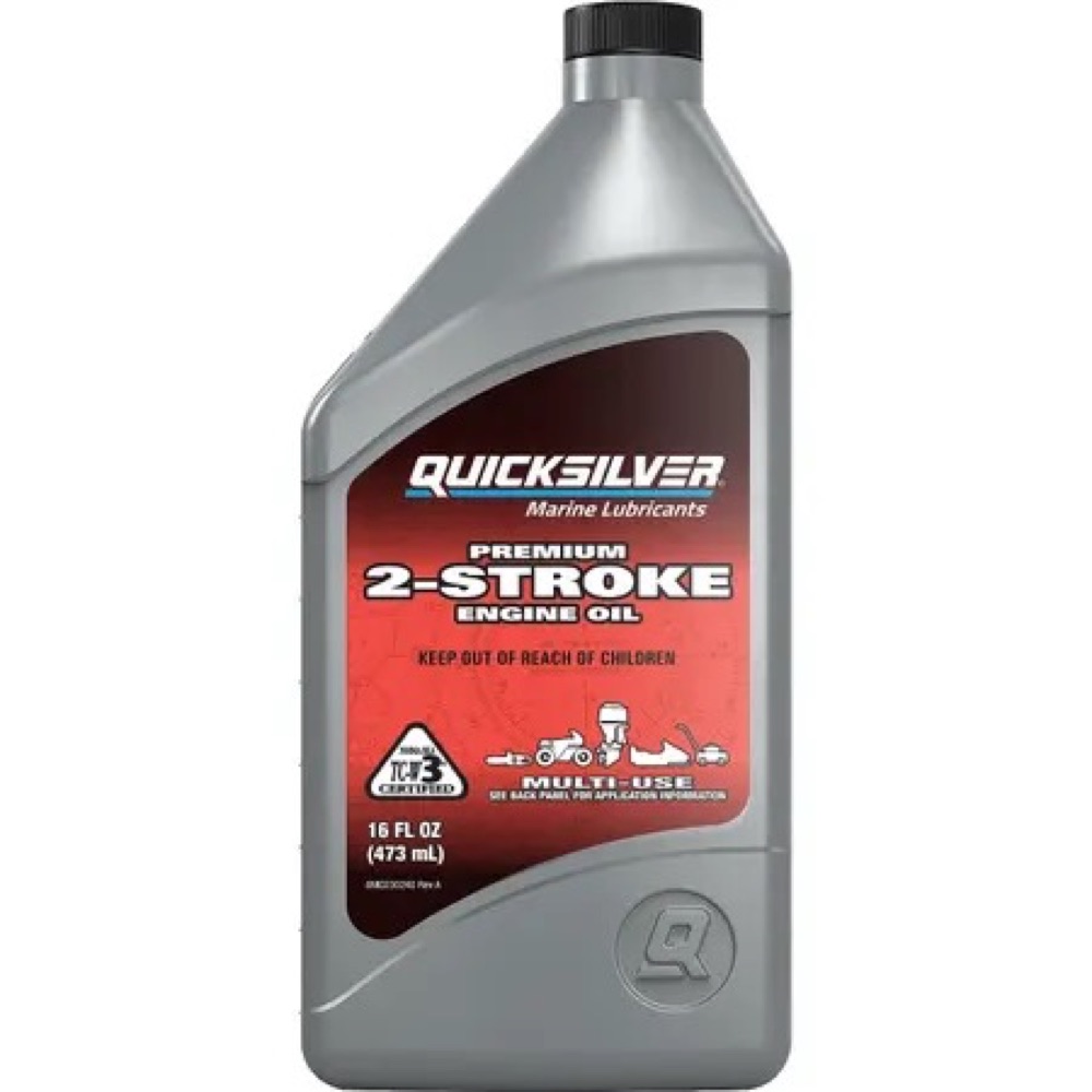 Quicksilver Premium TC-W3 2 Zamanlı Deniz Motoru Yağı 1 Litre