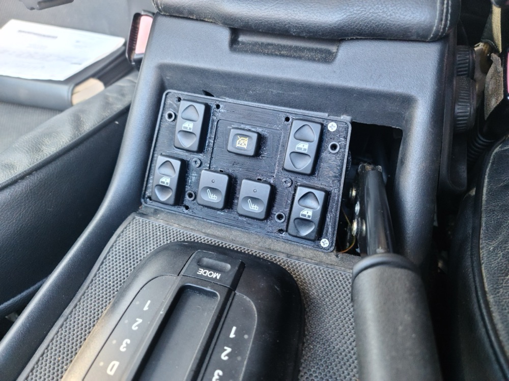 Land Rover Discovery II orta konsol anahtar braketi