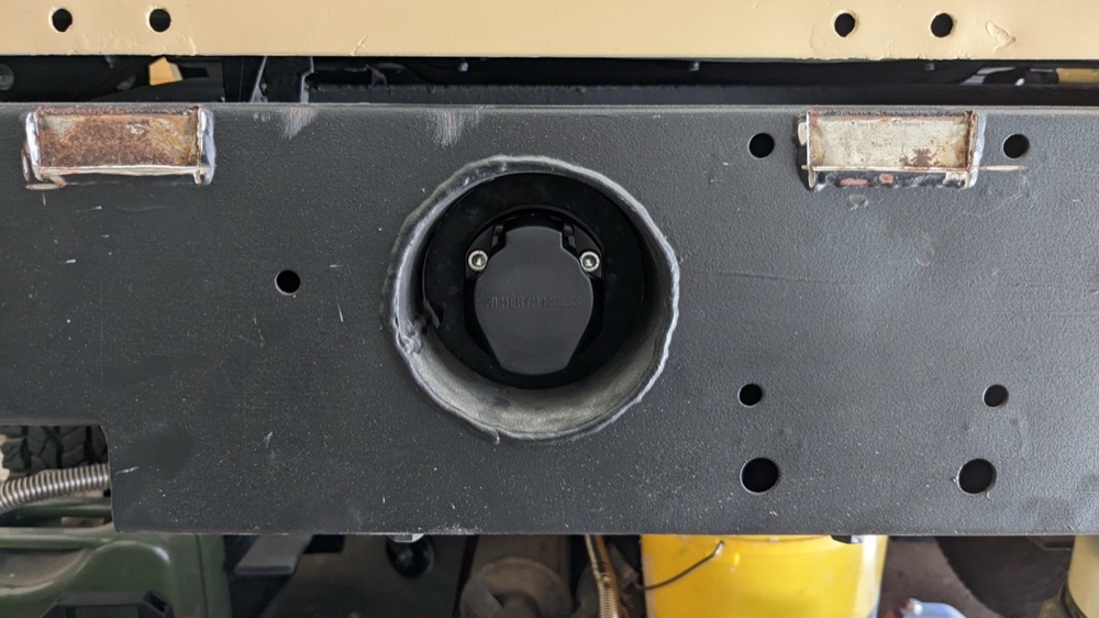 Land Rover Series PTO römork soketi
