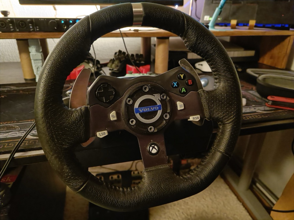 Logitech G29 / G920 Volvo Direksiyon Göbeği Kapağı