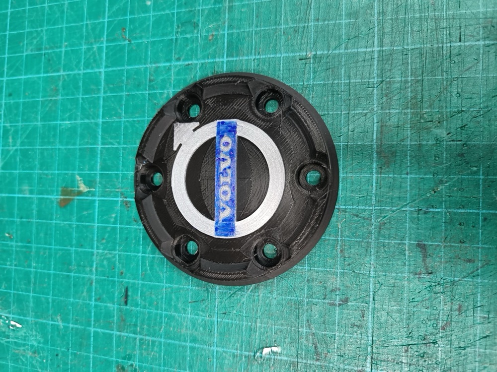 Logitech G29 / G920 Volvo Direksiyon Göbeği Kapağı görsel 2