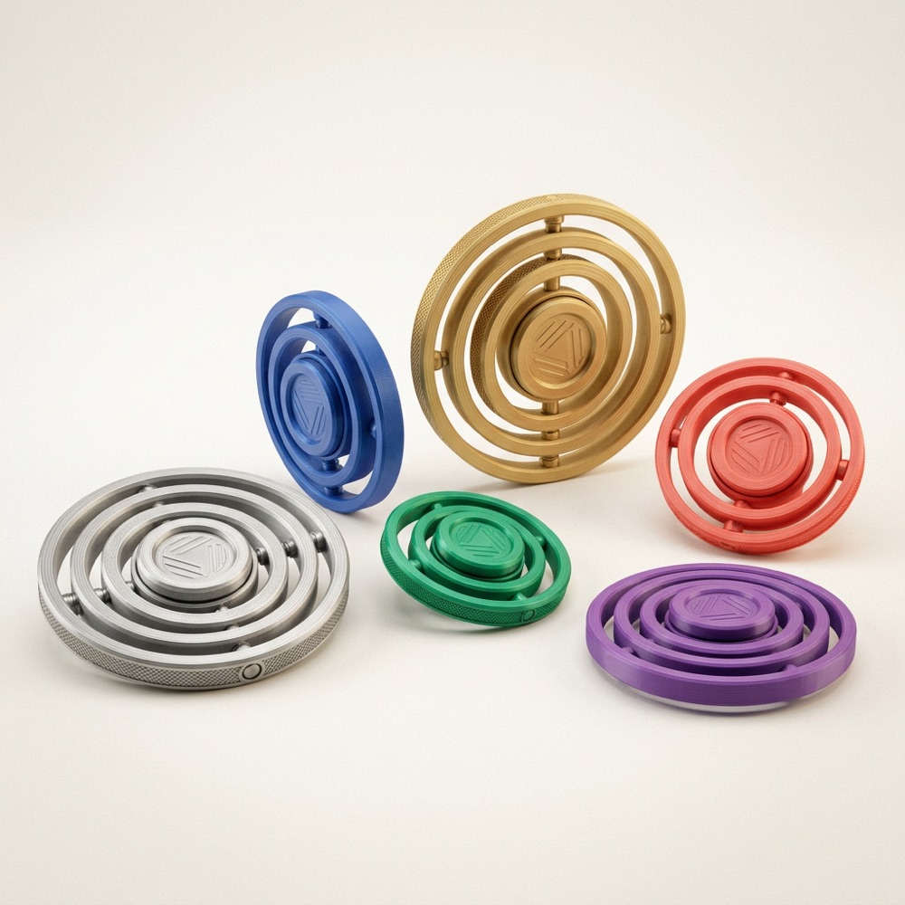 Masaüstü Jiroskop Fidget Spinner (Dönen Halkalı)
