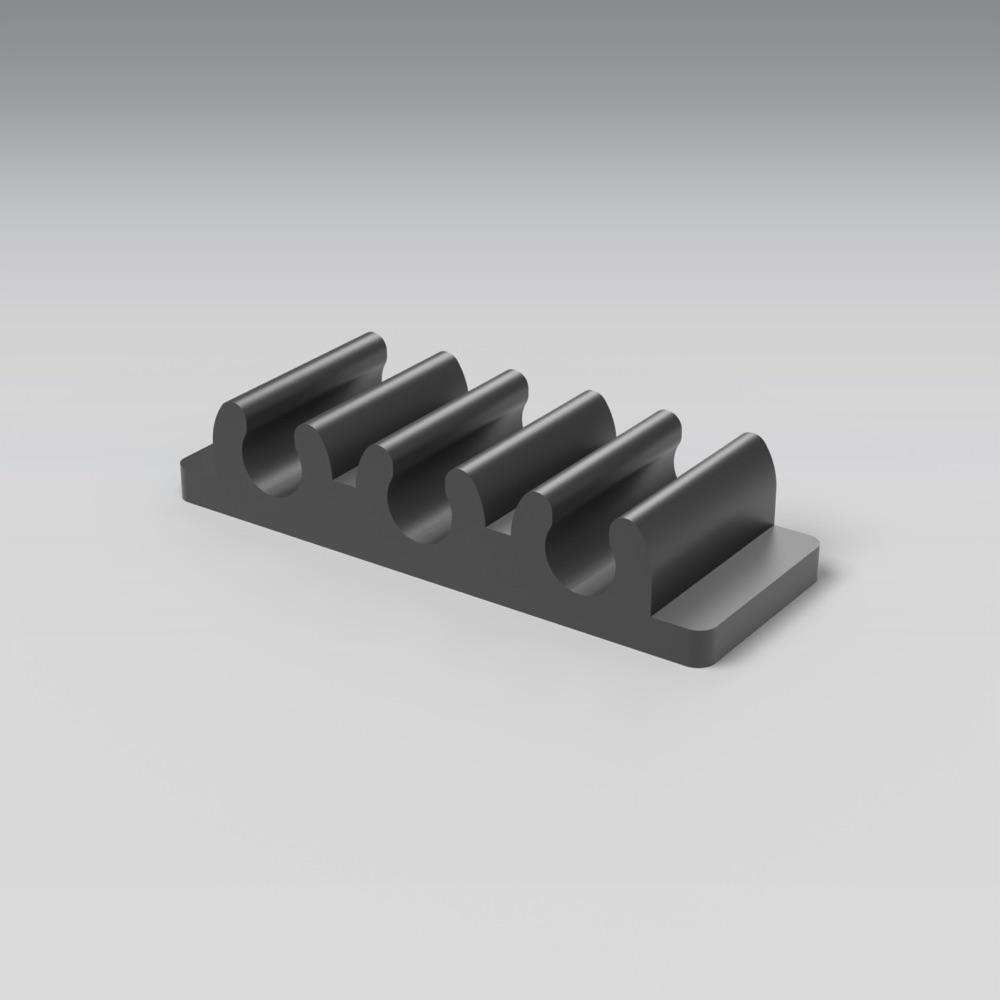 Masaüstü Kablo Düzenleyici (3 Yuvalı, 4 mm Kablo İçin)