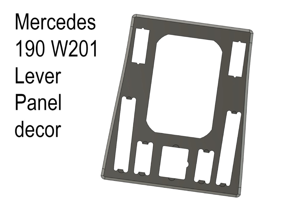 Mercedes 190 W201 Vites Konsol Dekoru