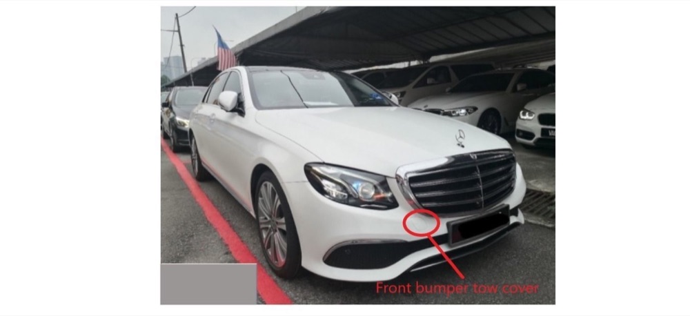 Mercedes E200 W213 Ön Tampon Çeki Demiri Kapağı