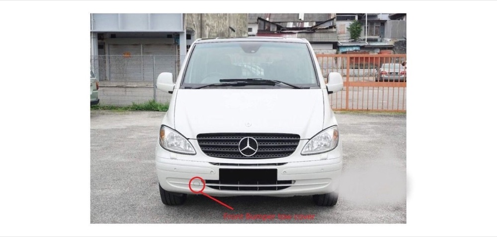 Mercedes Vito Ön Tampon Çeki Demiri Kapağı
