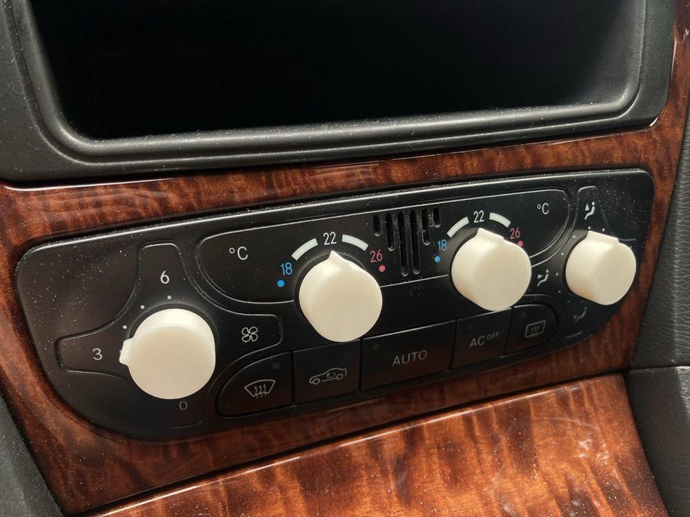 Mercedes W203 Klima Kontrol Düğmesi