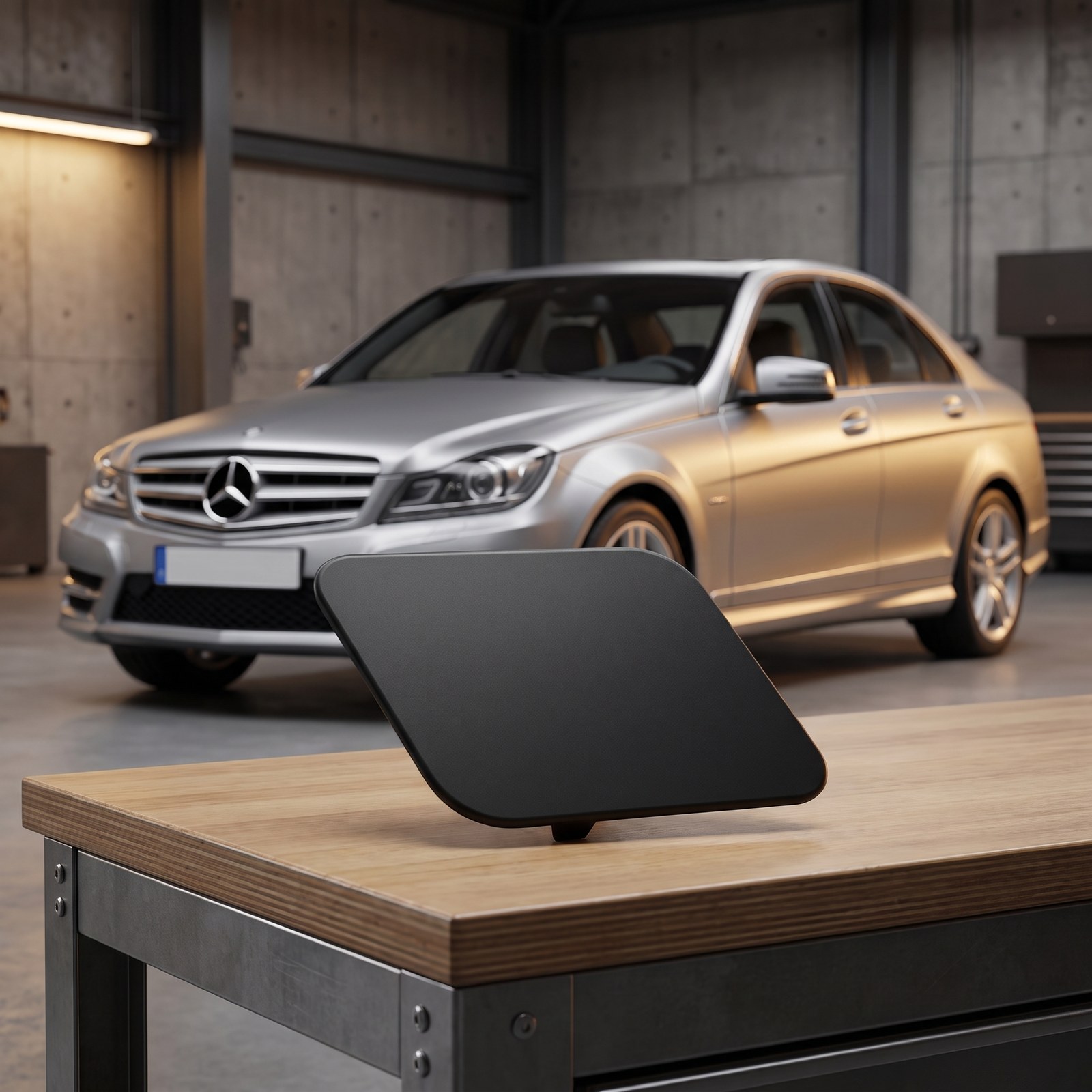 Mercedes W204 C-Class 2011-2014 Ön Tampon Çeki Demiri Kapağı