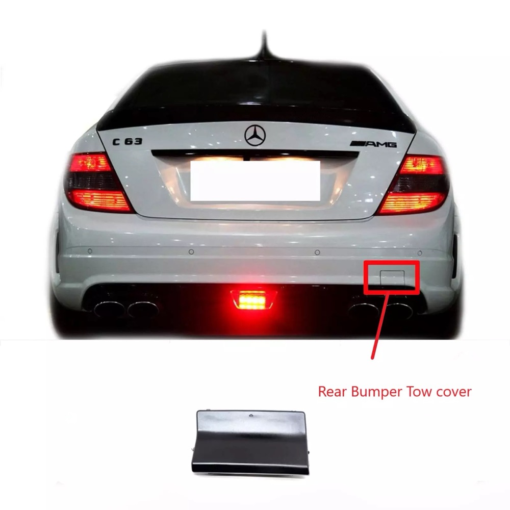 Mercedes W204 C-Class AMG Arka Tampon Çeki Demiri Kapağı