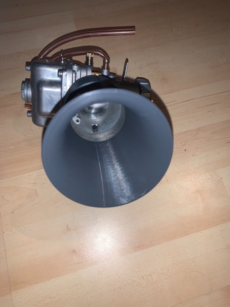 Mikuni VM36-4 için emiş hunisi - Yamaha SR500 / XT500 / TT500