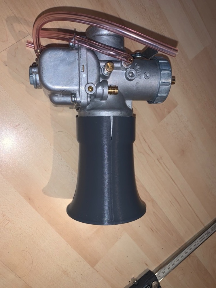Mikuni VM36-4 için emiş hunisi - Yamaha SR500 / XT500 / TT500 görsel 2