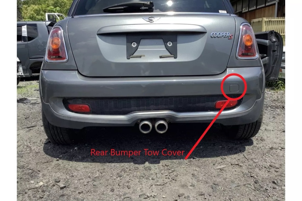 Mini Cooper S 2009 Arka Tampon Çeki Demiri Kapağı