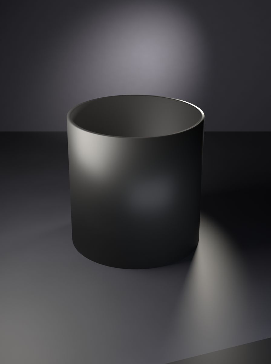 Mini Silindir Saksı (60 mm Çap, 60 mm Yükseklik, Drenaj Delikli) görsel 1