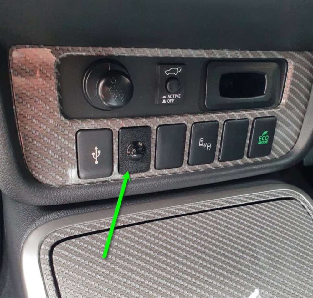 Mitsubishi Outlander Uyumlu Düğme Paneli Kapağı
