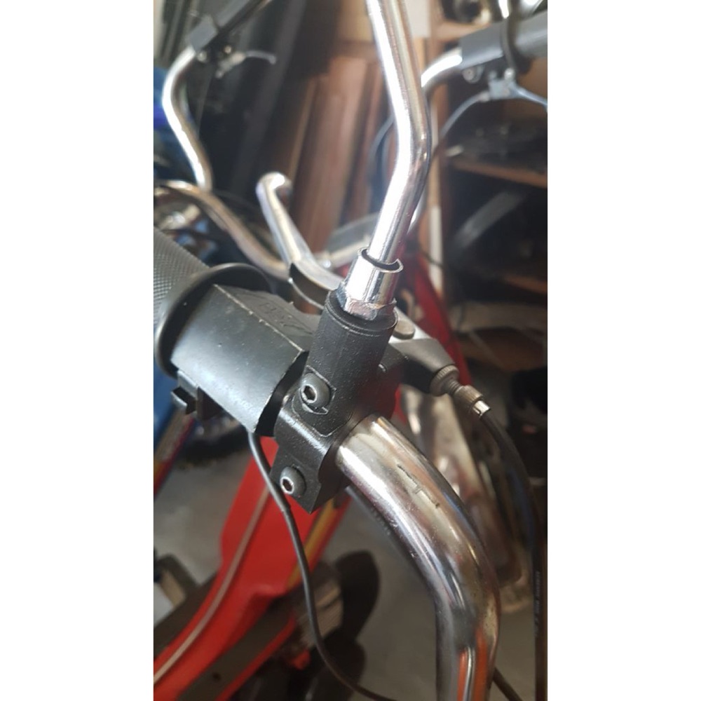 Motosiklet Retro Gidon Ayna Braketi 22mm