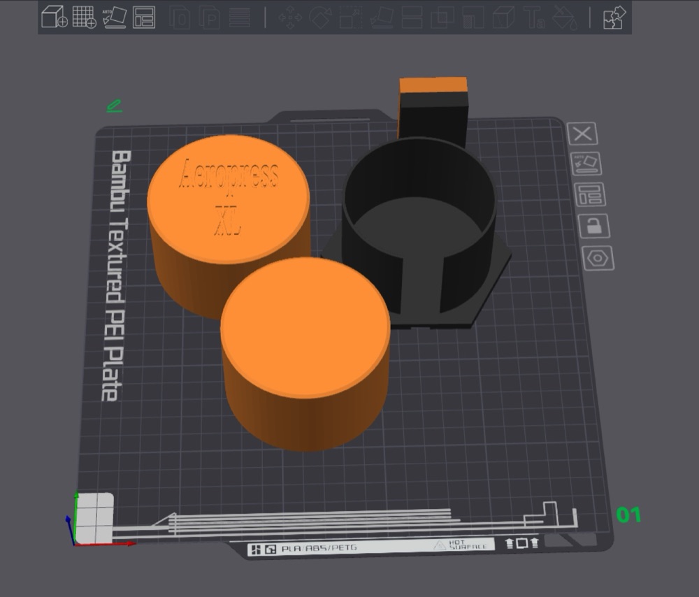 AeroPress XL Kahve Makinesi Filtre Tutucu görsel 4
