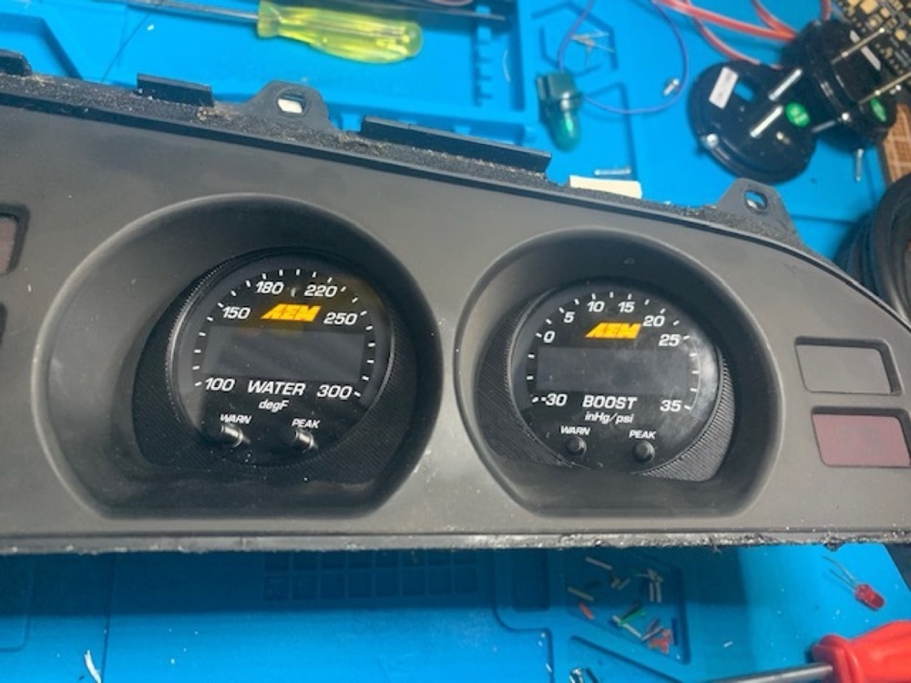 Toyota Supra Mk3 AEM yag gösterge adaptörü