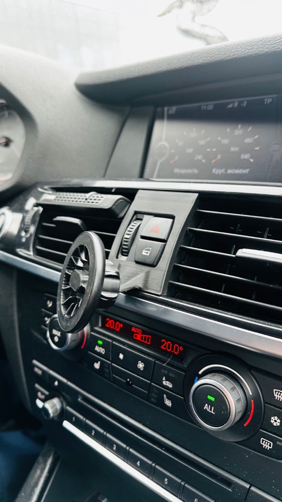 Havalandırma Telefon Tutucu Adaptörü (BMW F25 X3 Uyumlu) görsel 5