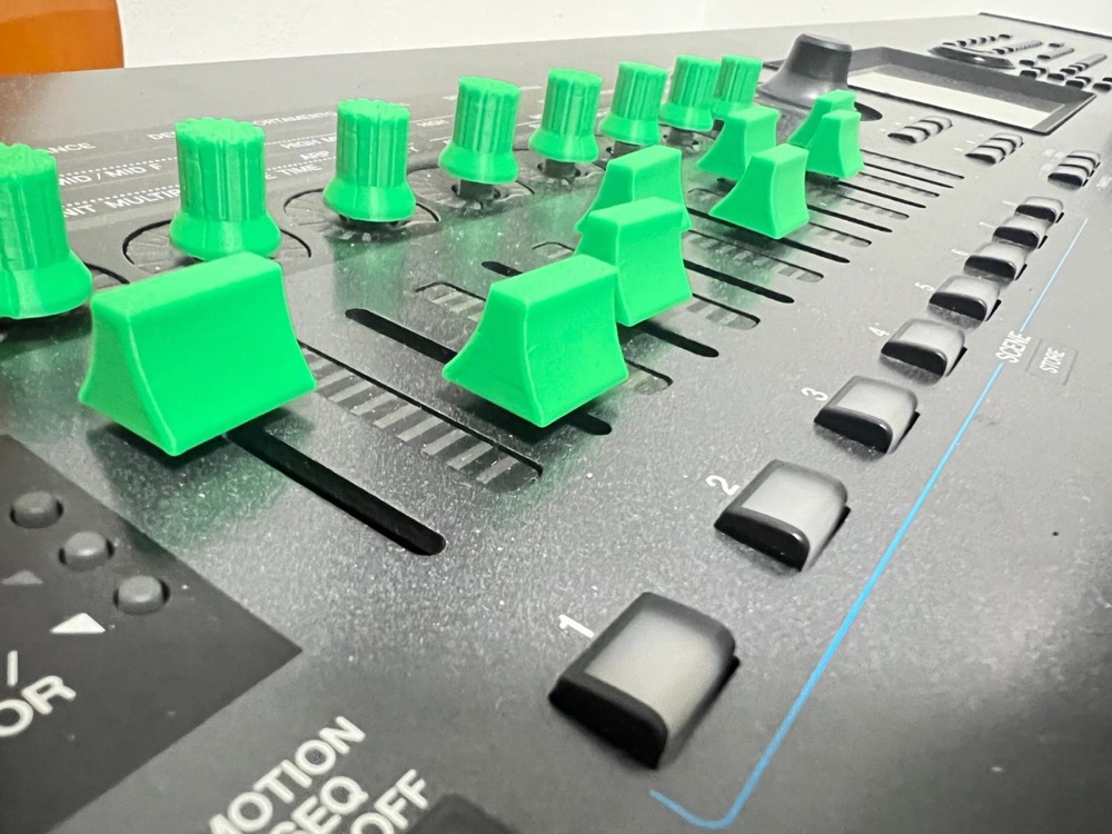 Yamaha Montage Klavye Fader (Slider) Düğmesi görsel 4
