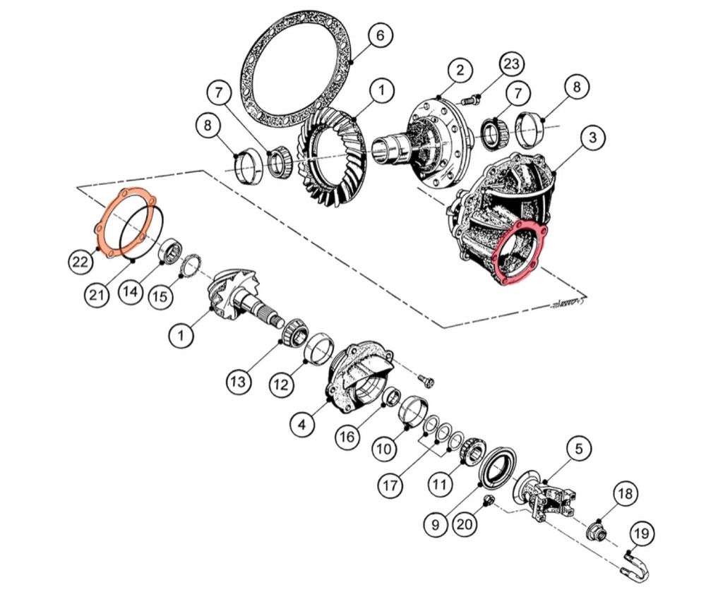 Pinion Destek Şimi (Ford 9-Inç Arka Eksen) görsel 5