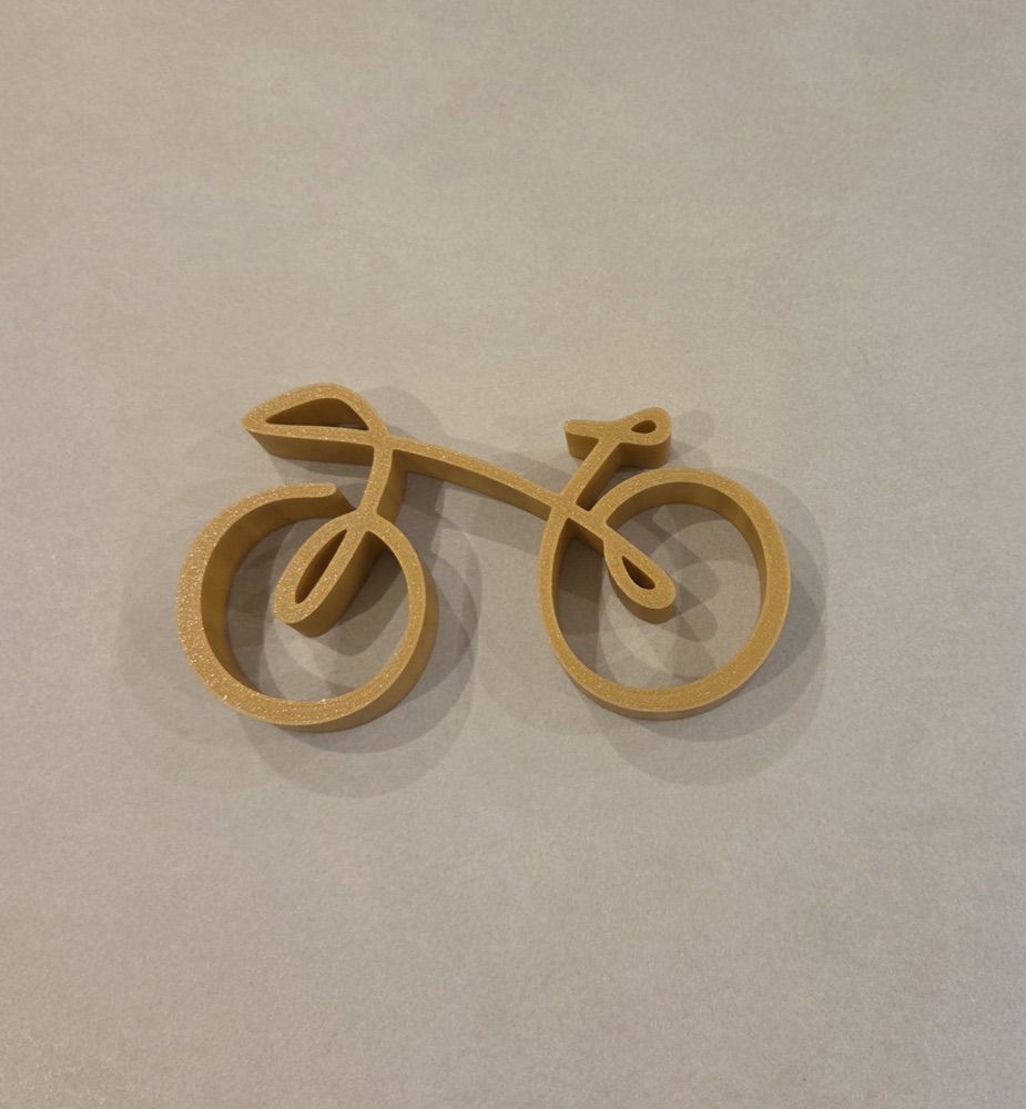 Scultura Minimalista di Bicicletta Decorazione görsel 3