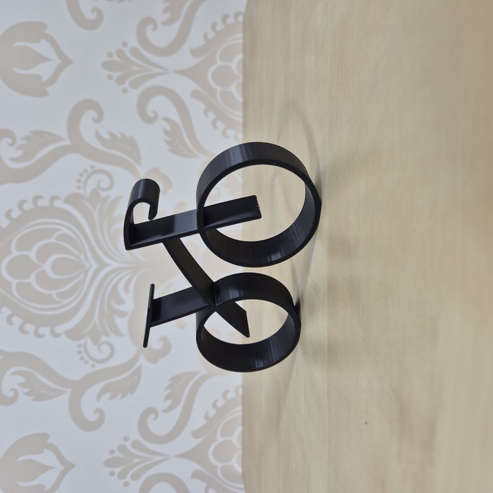 Minimalist Bisiklet Dekorasyonu (Çizgi Sanatı) görsel 3